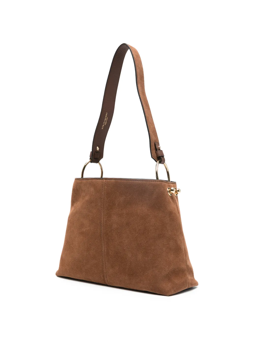  Strathberry Lana Suede Shoulder Bag - Brown 