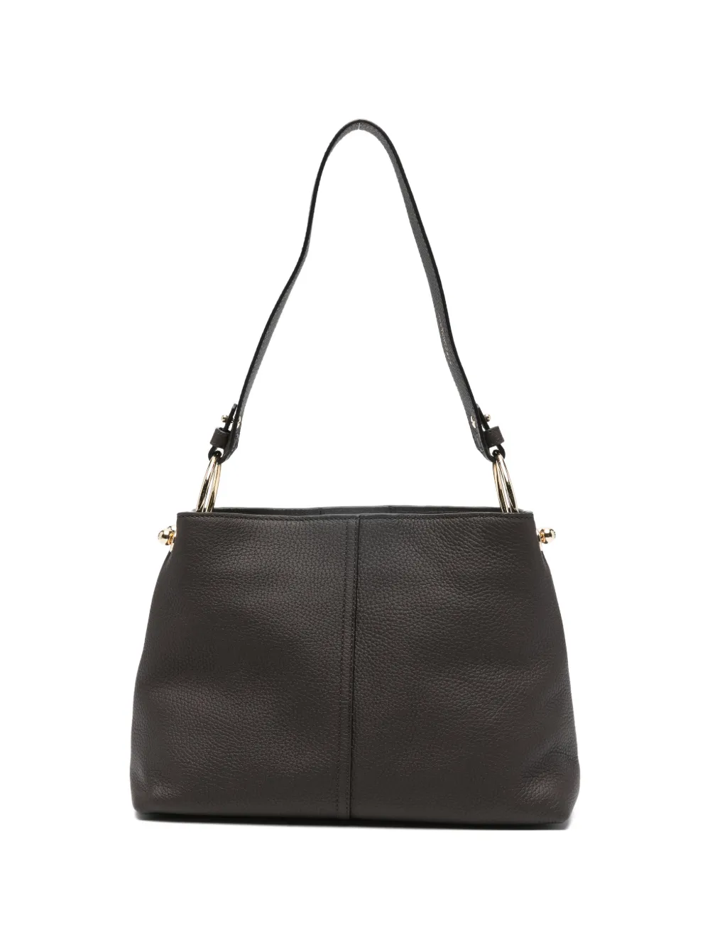 Strathberry Lana ring-detail shoulder bag - Marrone
