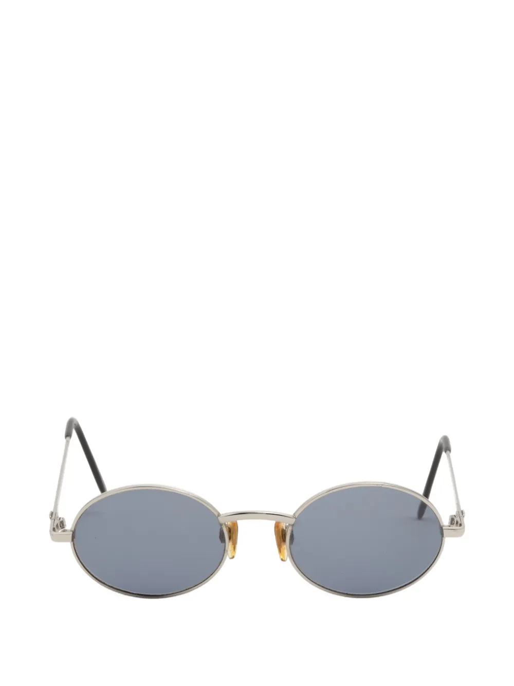 CHANEL Pre-Owned 1990-2000s round-frame sunglasses - Argento