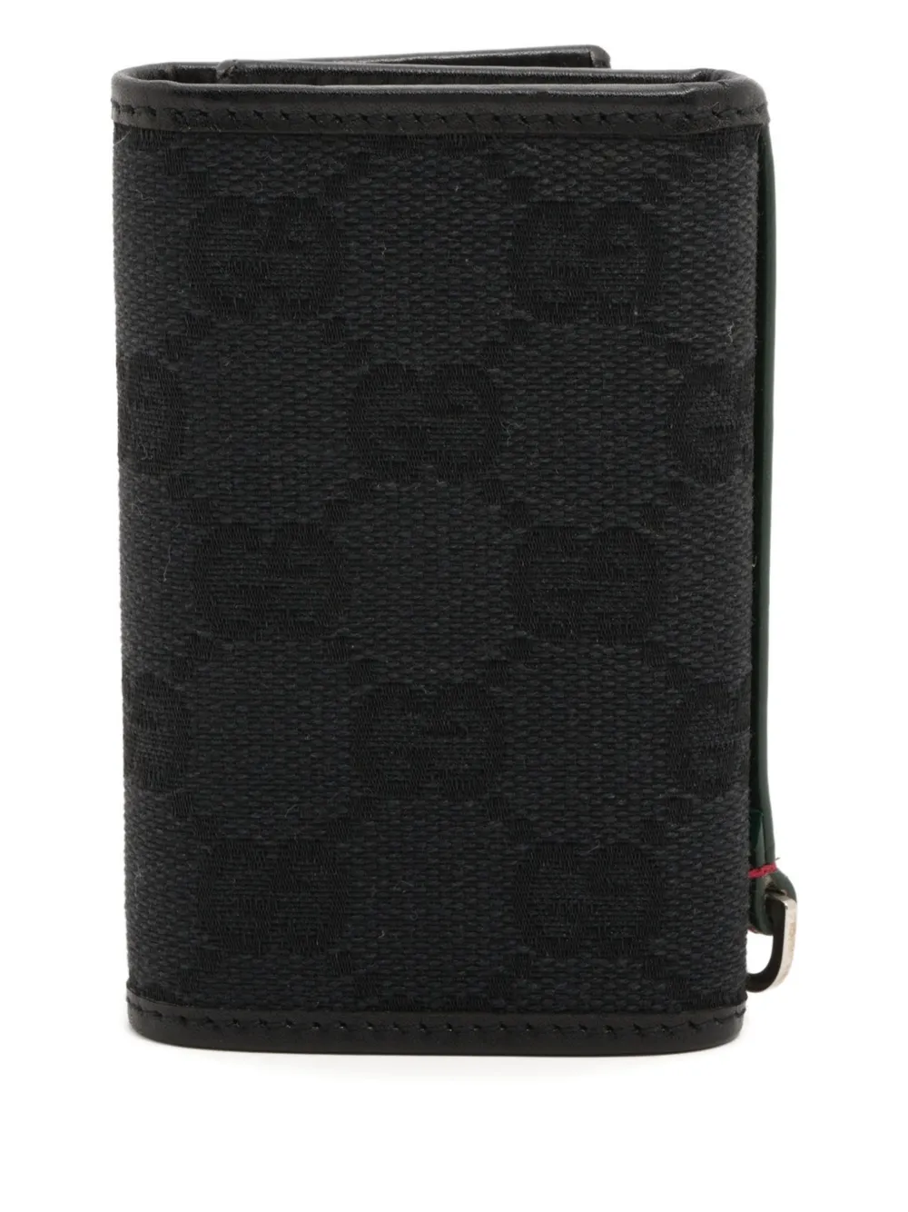 GUCCI Pre-owned 2000s Gg Upreme Canvas Keycase In Black