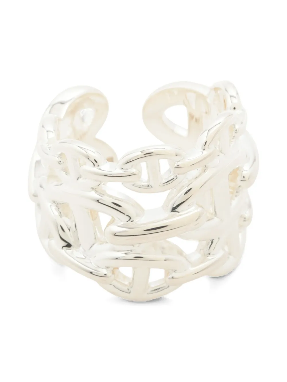 Hermès Pre-Owned 2024 Chaine d'Ancre chain ring | Silver | Image 1
