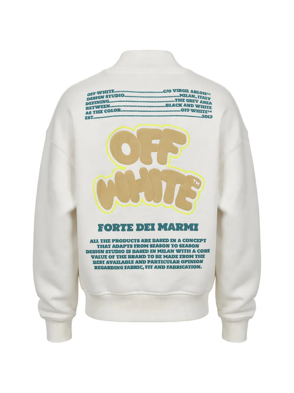 Off-White Arrows cropped sweater Wit