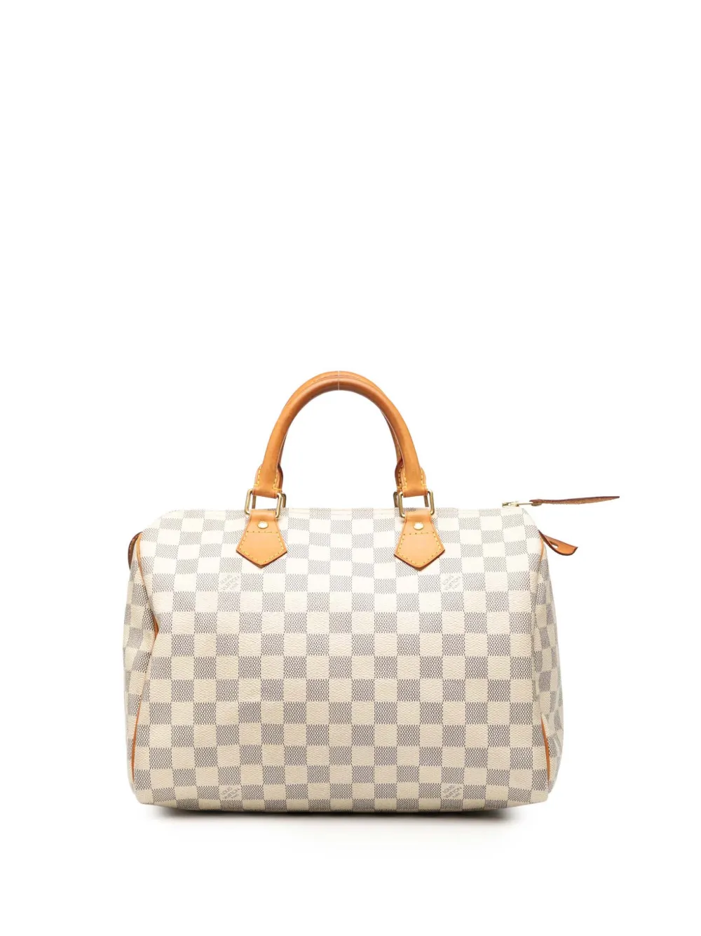 Louis Vuitton Pre-Owned 2010 Damier Azur Speedy 30 boston bag - Bianco