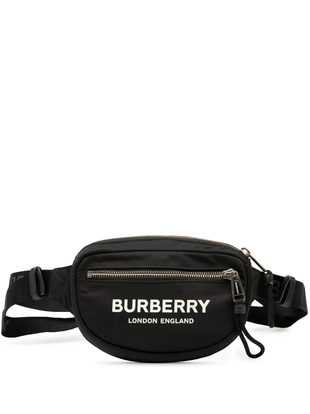 Burberry Pre-Owned 2018-2025 Nylon Logo Cannon belt bag - Nero