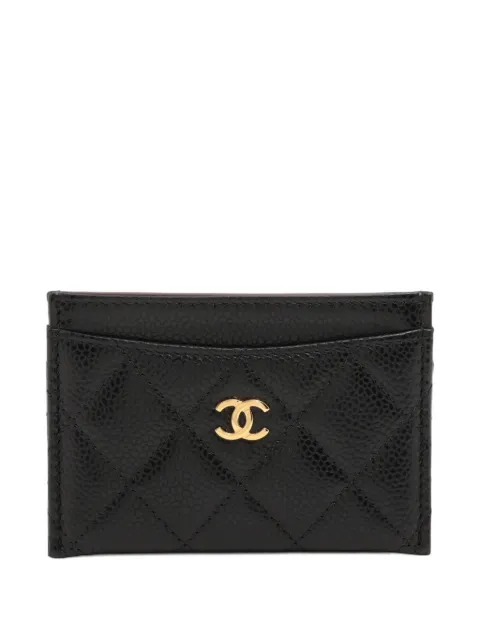 CHANEL Pre-Owned حامل بطاقات CC مبطن 2021-2025