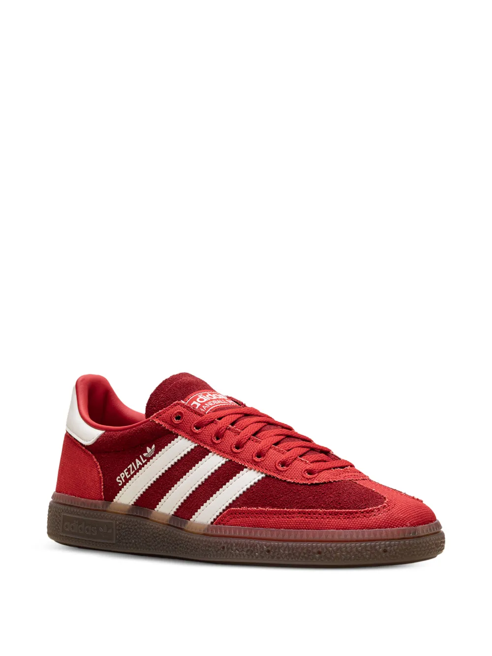 adidas Handball Spezial gestreepte sneakers Rood