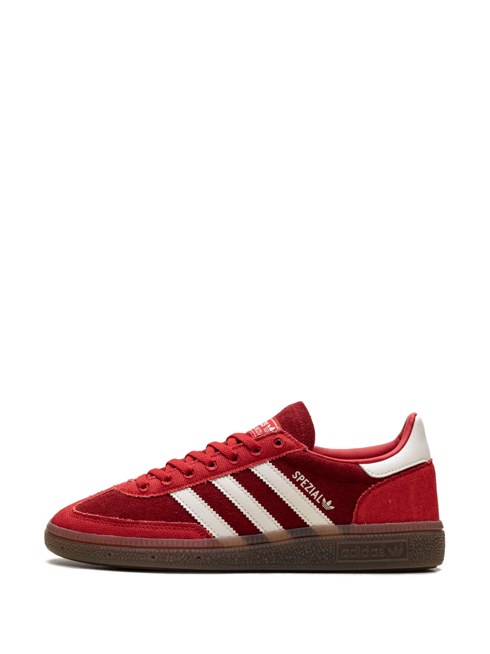 Adidas Handball Spezial gestreepte sneakers Rood