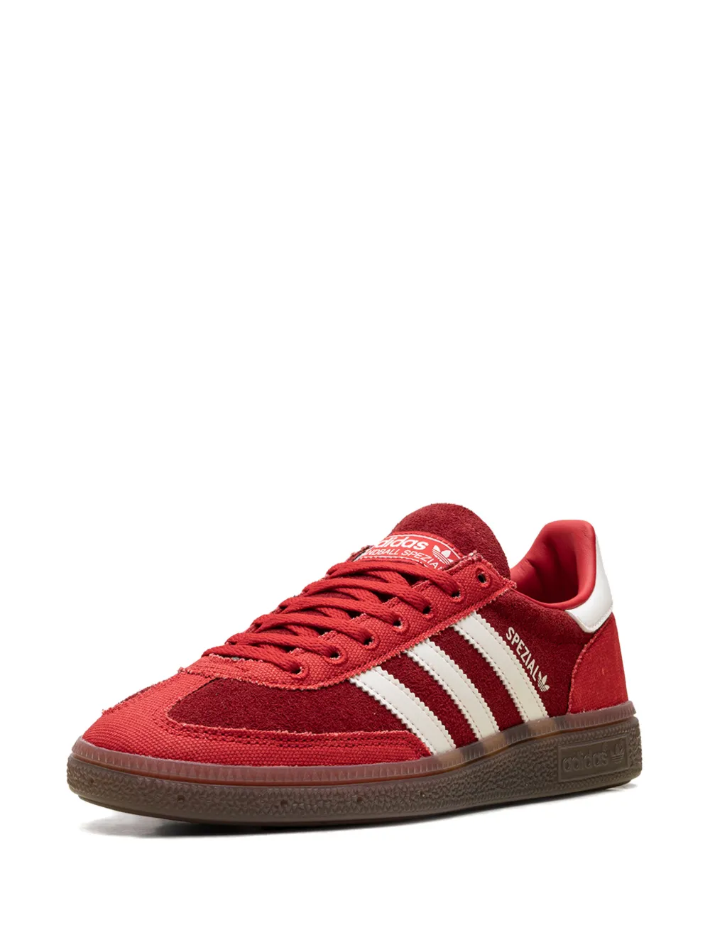 adidas Handball Spezial gestreepte sneakers Rood