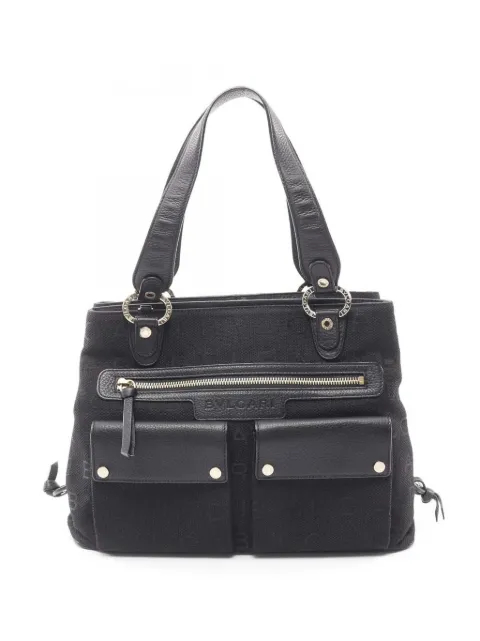 Bvlgari Pre-Owned 2010-2025 Canvas and Leather shoulder bag