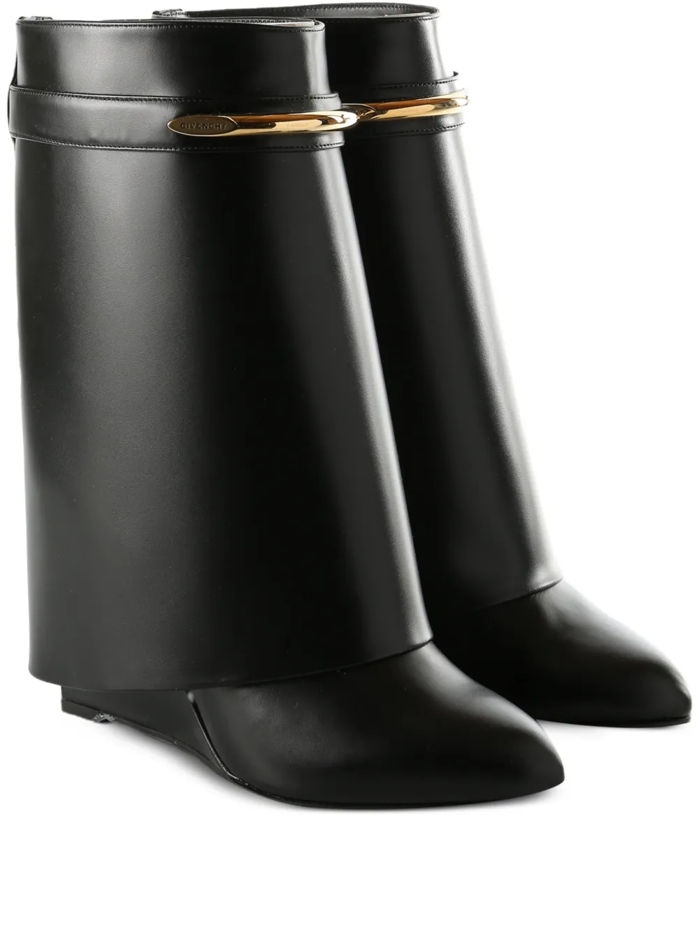 Givenchy strap-detail leather boots - Nero