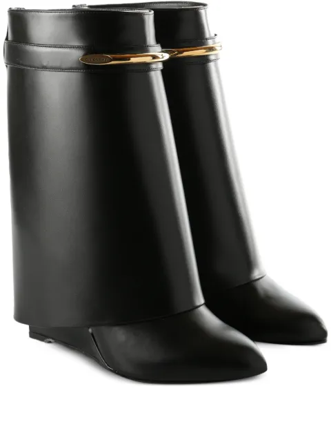 Givenchy strap-detail leather boots