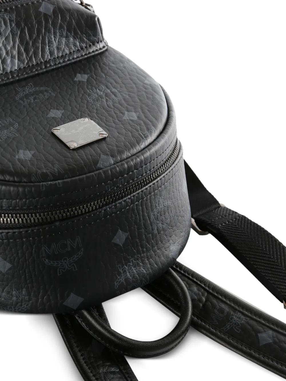  Mcm Stark Stud Backpack - Black 