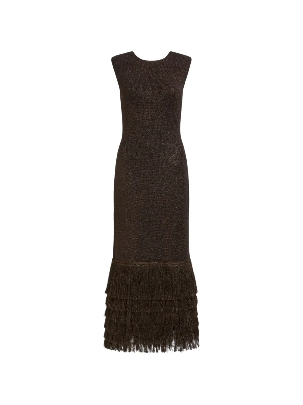 Aje Breeze knitted midi dress - Marrone