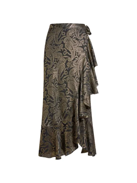 ETRO paisley ruffled skirt