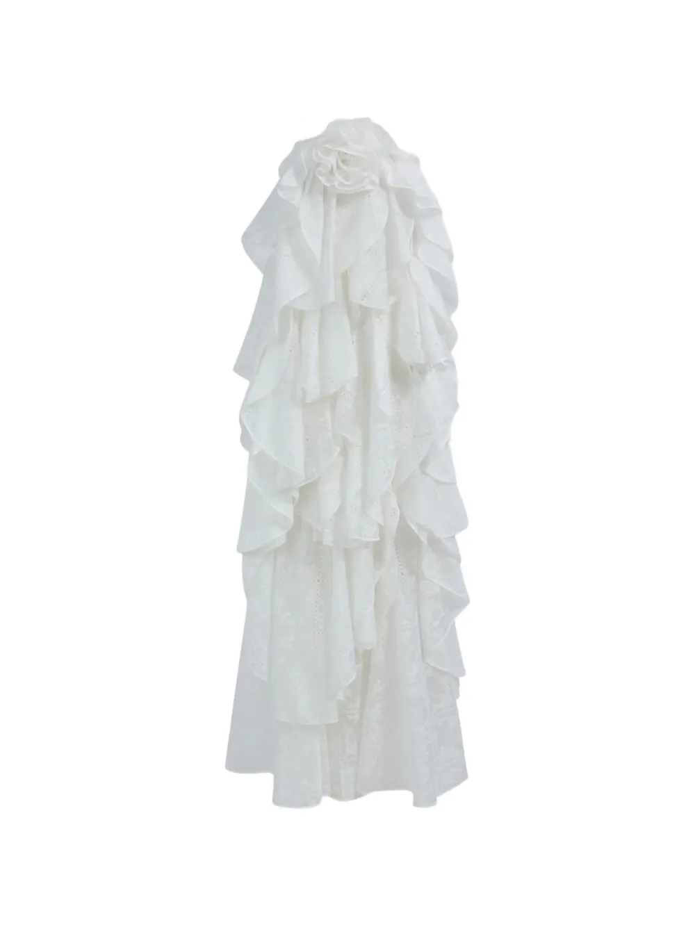 Aje Merritt ruffled floral maxi dress - Bianco