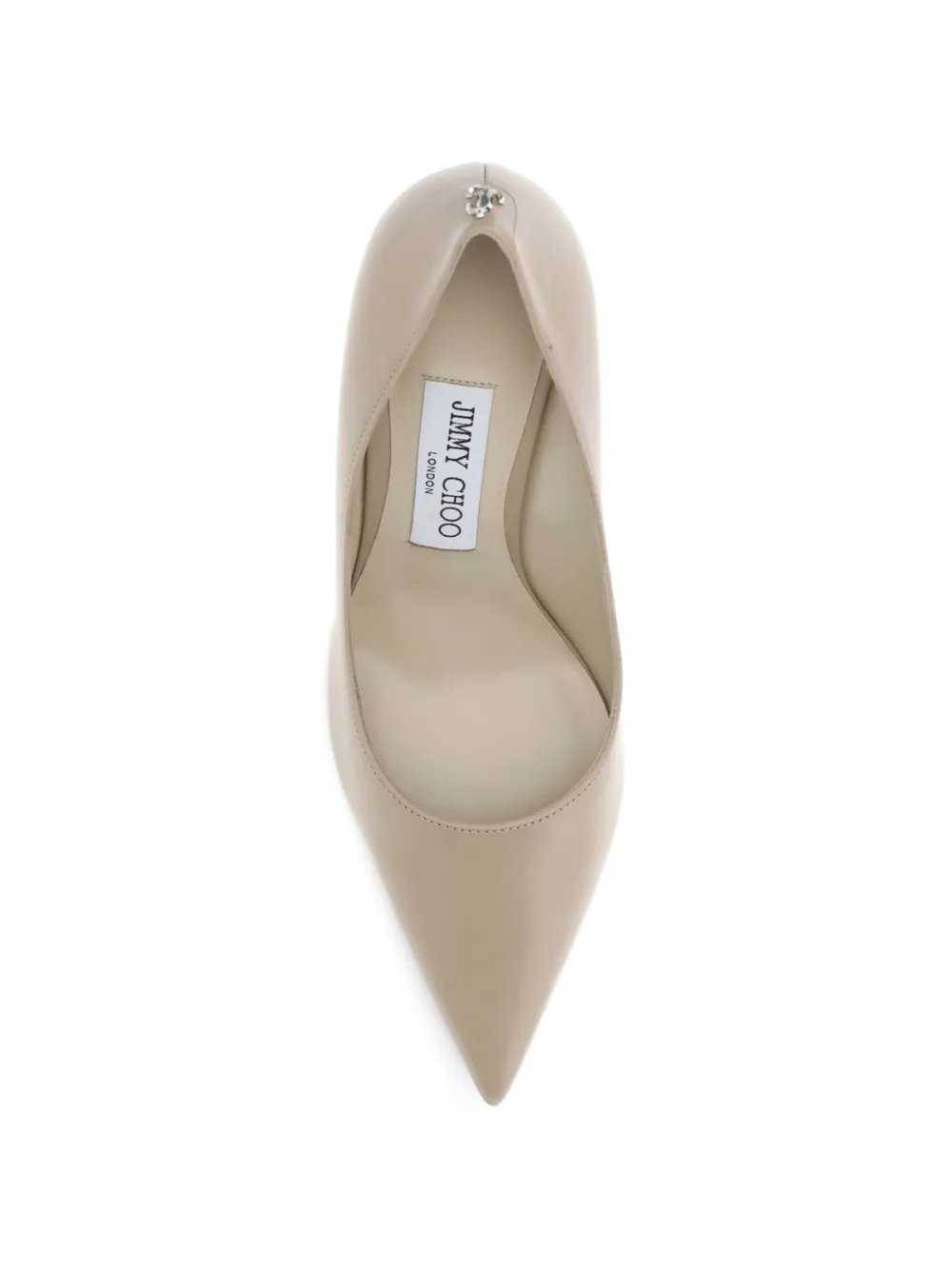 Jimmy Choo Pumps met puntige neus Beige