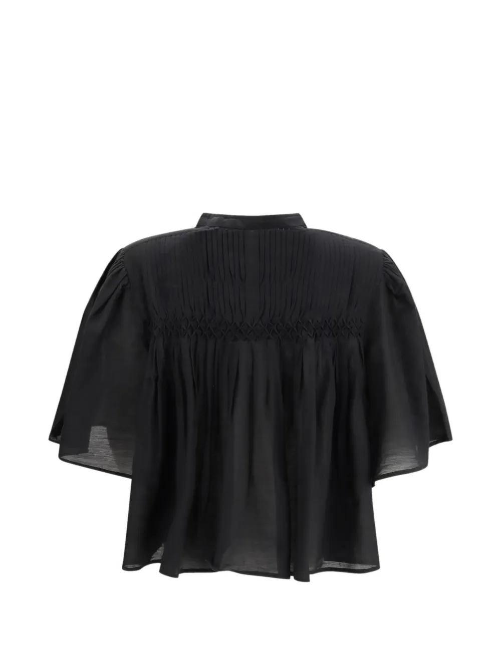 MARANT &Eacute;TOILE pleated buttoned shirt - Zwart