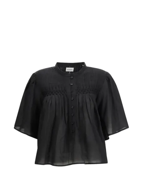 MARANT ÉTOILE pleated buttoned shirt