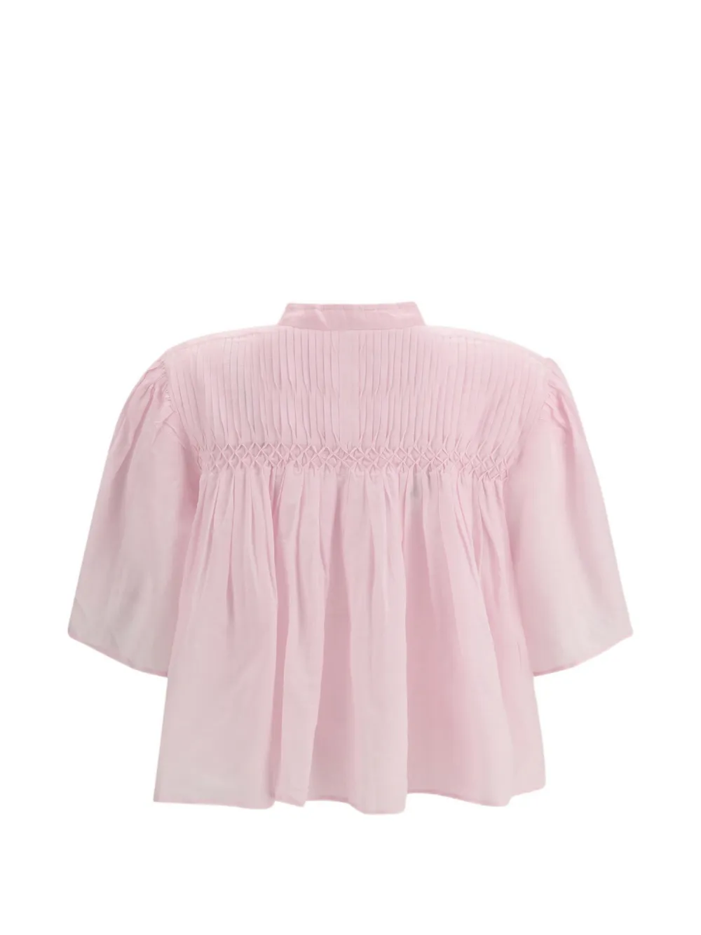 MARANT &Eacute;TOILE smocked buttoned top - Roze