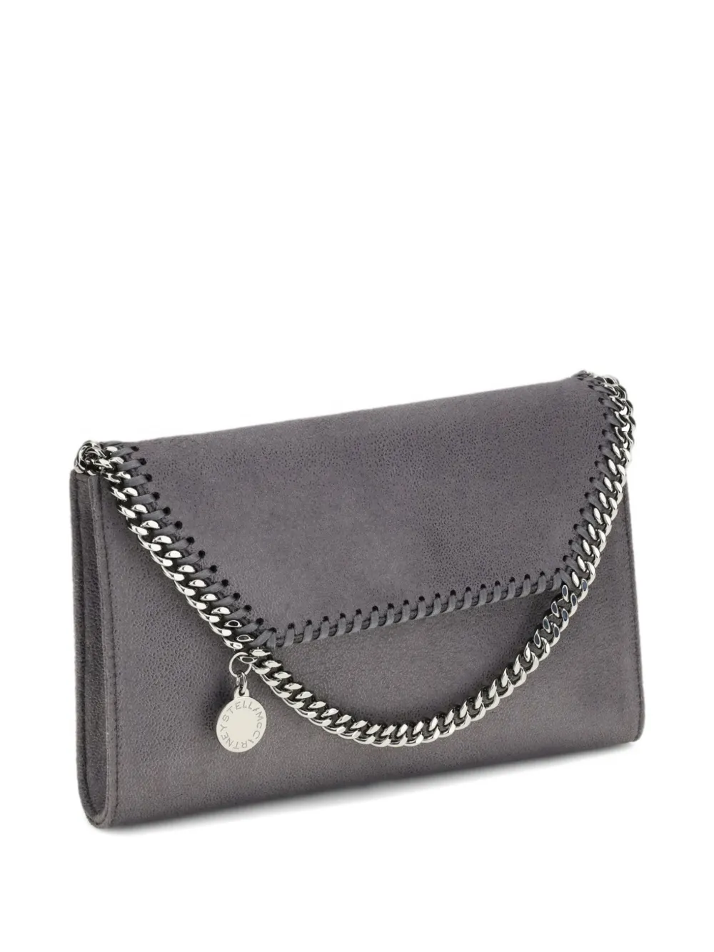 Stella McCartney Falabella kleine schoudertas met ketting Grijs