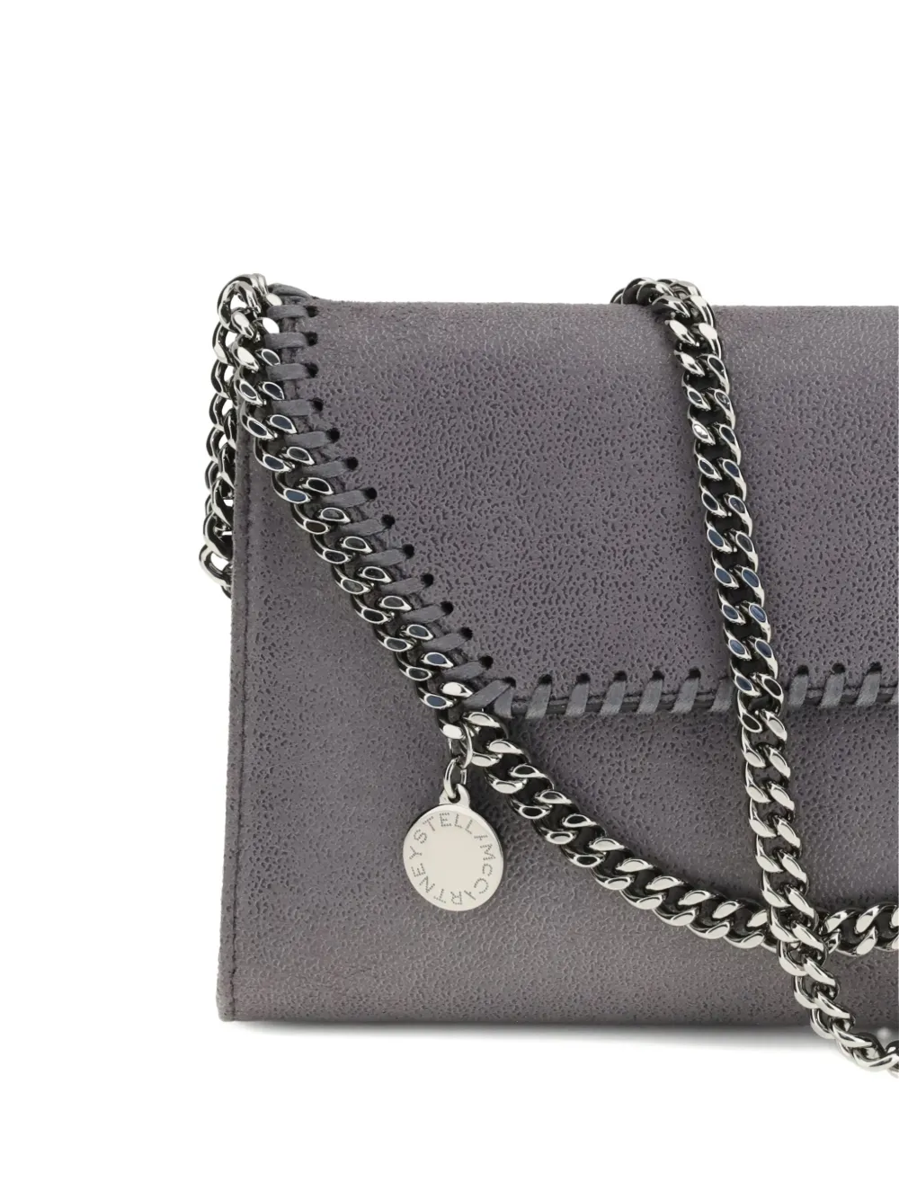 Stella McCartney Falabella kleine schoudertas met ketting Grijs