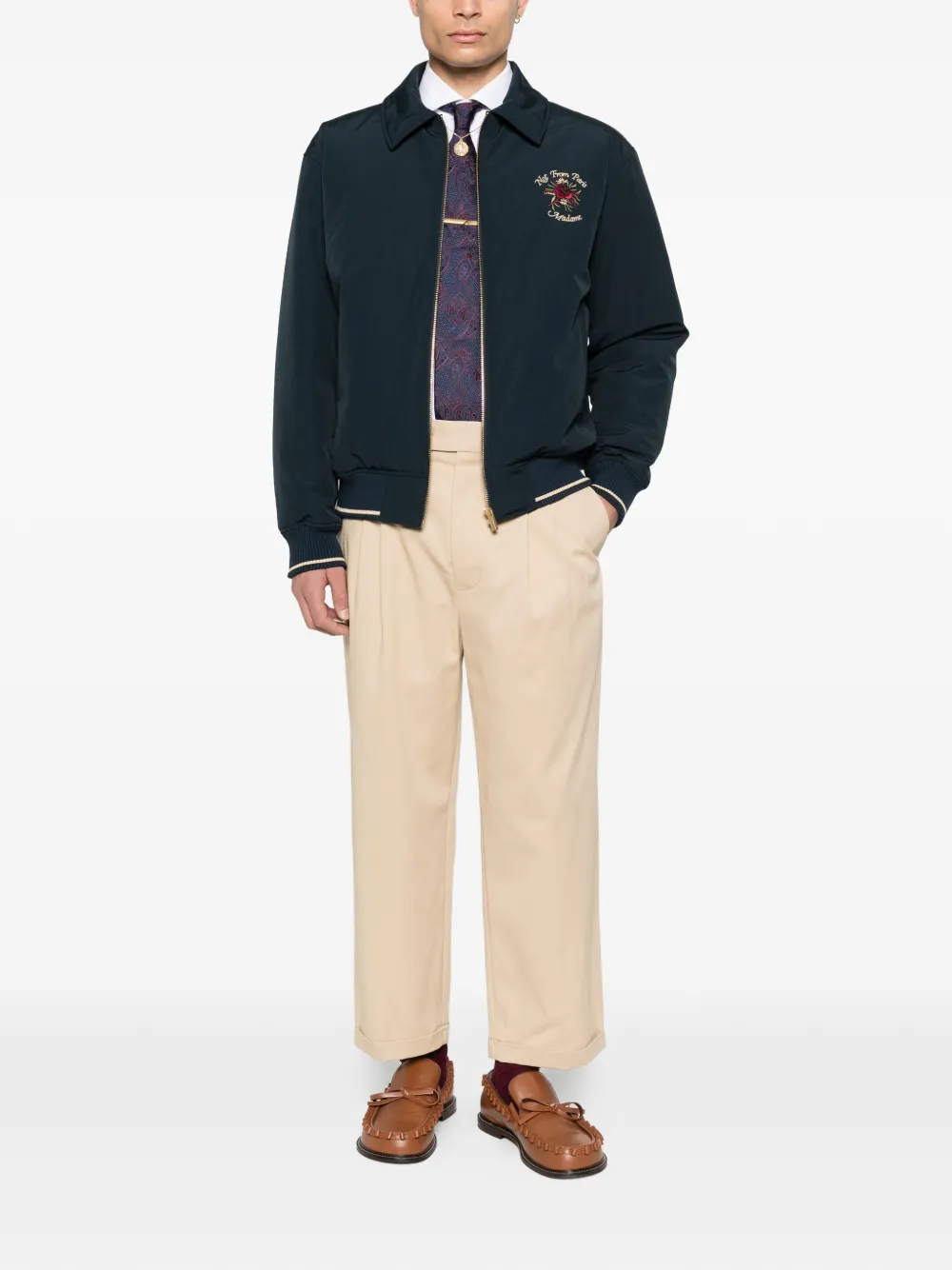 Dr&ocirc;le De Monsieur pleated trousers - Beige