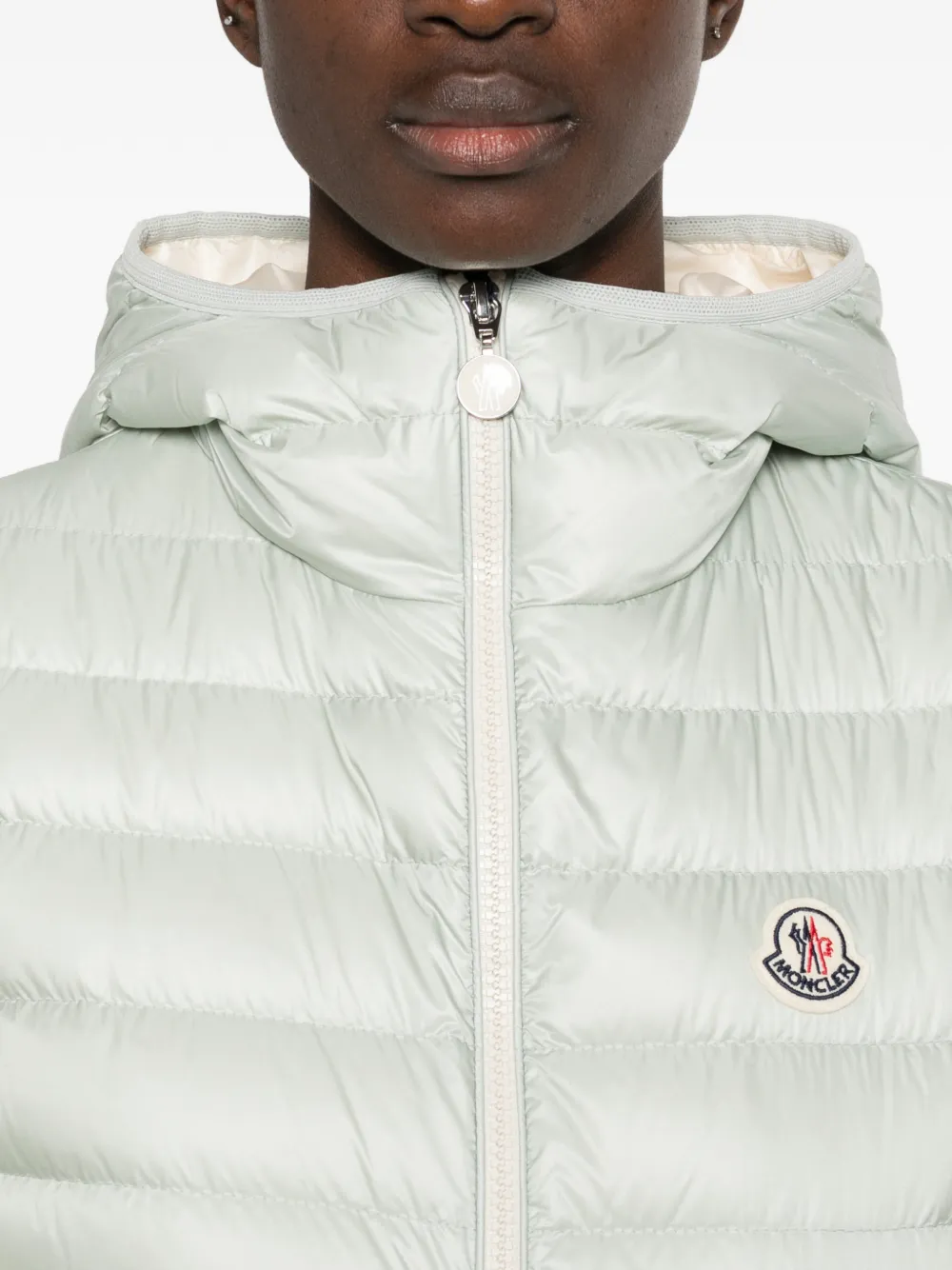 Moncler Glygosse bodywarmer met capuchon Groen