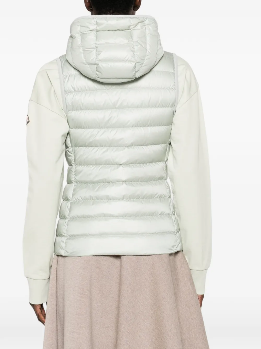 Moncler Glygosse bodywarmer met capuchon Groen