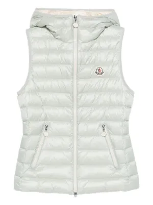 Moncler Liane logo-patch Vest | Pink | FARFETCH
