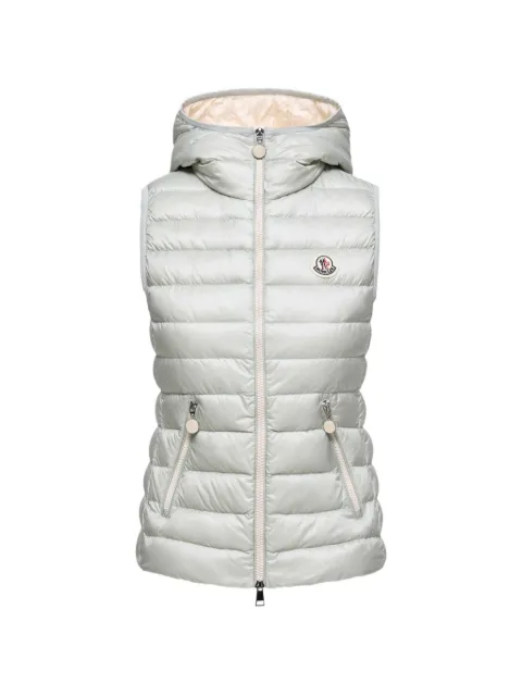 Moncler doudoune sans manches Glygos à capuche