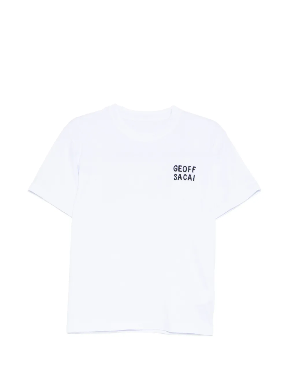 sacai graphic print T-shirt - Bianco