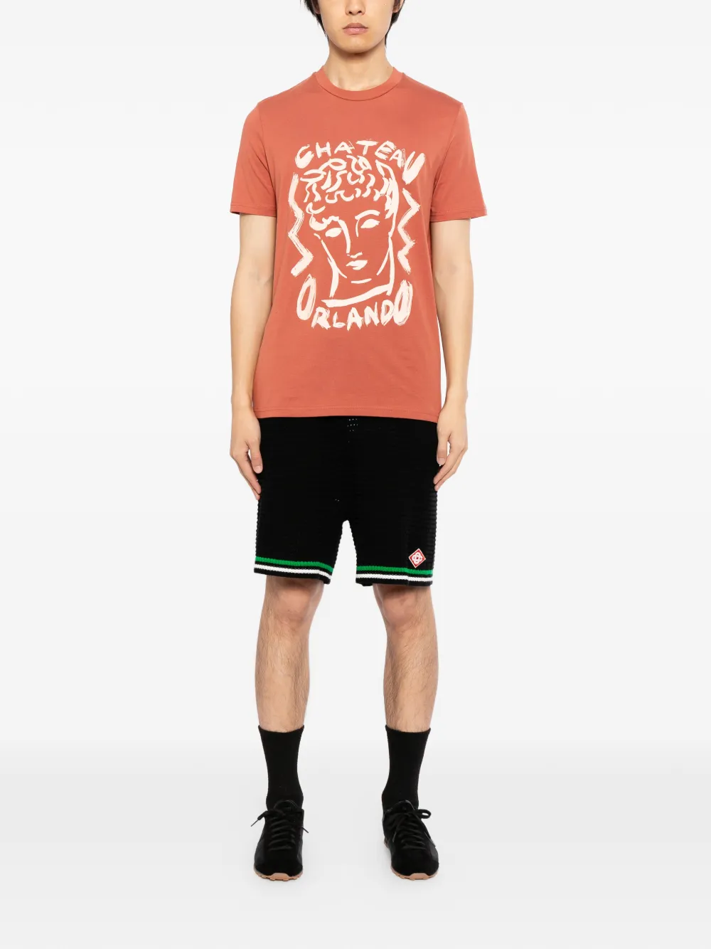 CHATEAU ORLANDO graphic-print T-shirt - Rood