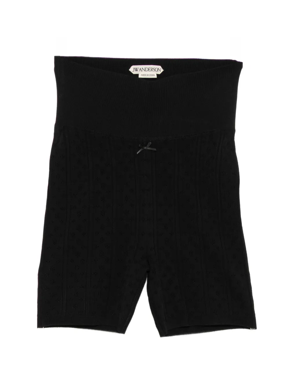 JW Anderson Shorts a vita alta - Nero