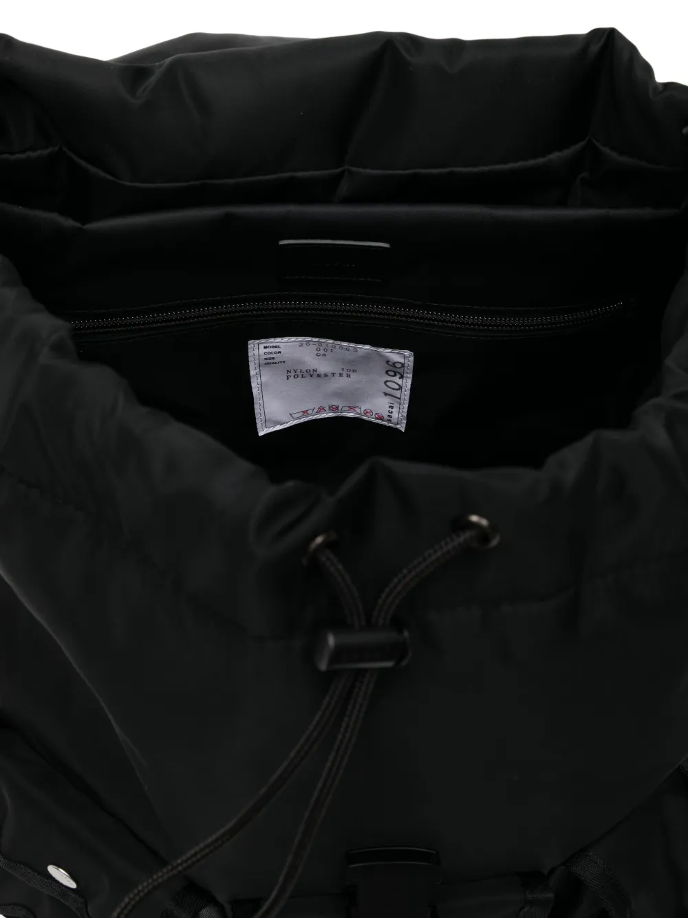 Sacai Pocket Backpack | Black | FARFETCH