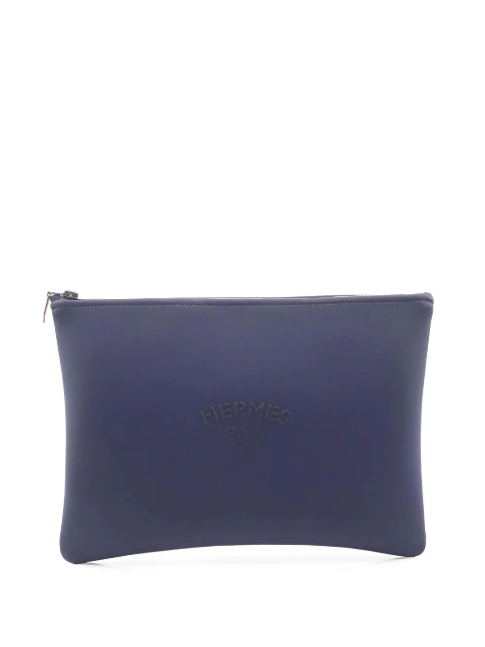 Hermès Pre-Owned 2010-2025 Large Neoprene Neobain Case clutch bag | Blue | Image 1
