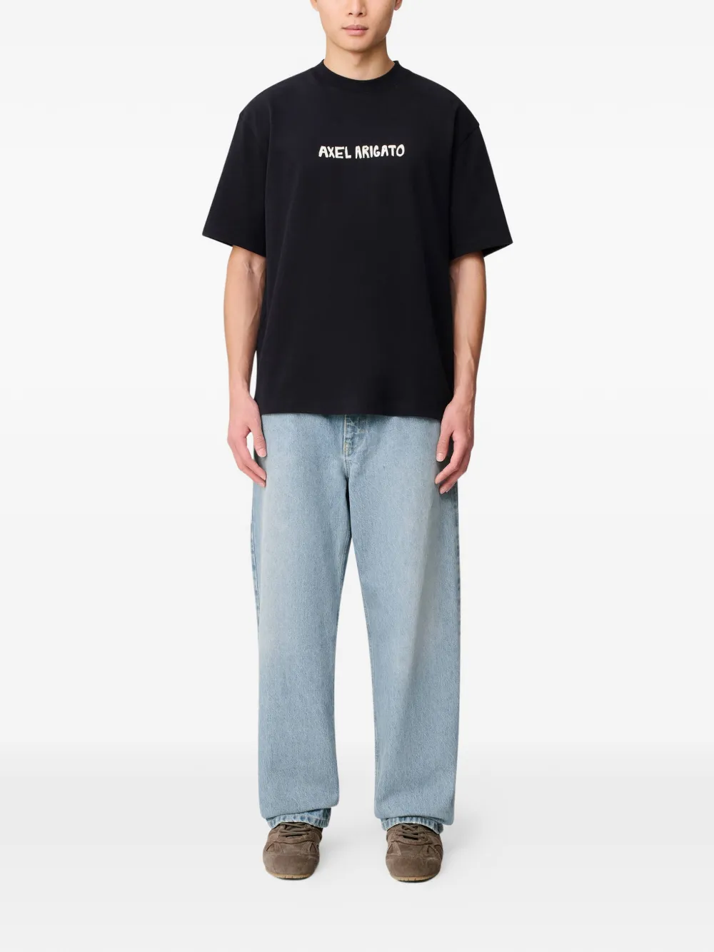 Axel Arigato Bale logo-detail T-shirt - Zwart