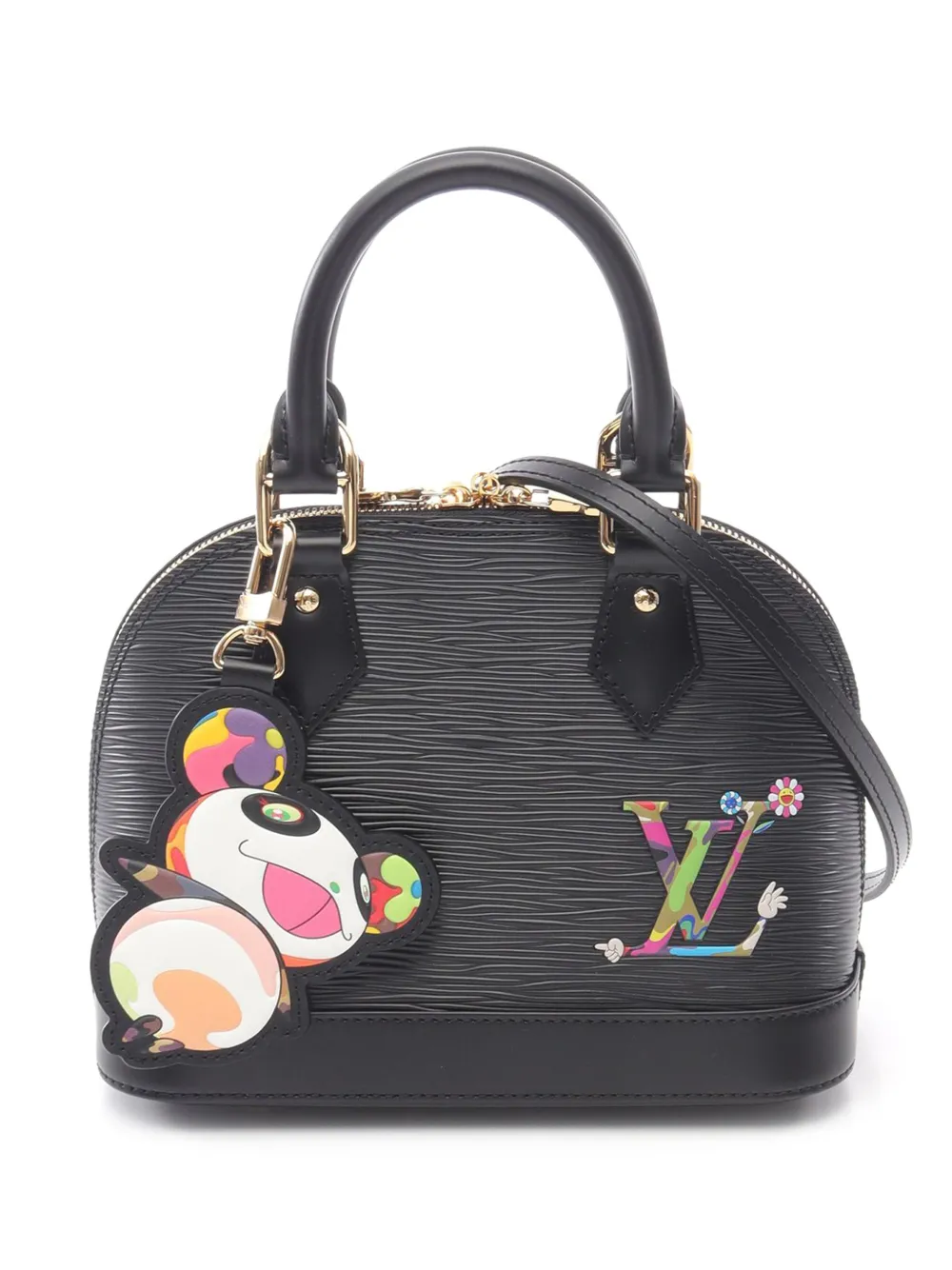 Louis Vuitton Pre-Owned 2021-2025 Takashi Murakami Epi Alma BB satchel - Nero