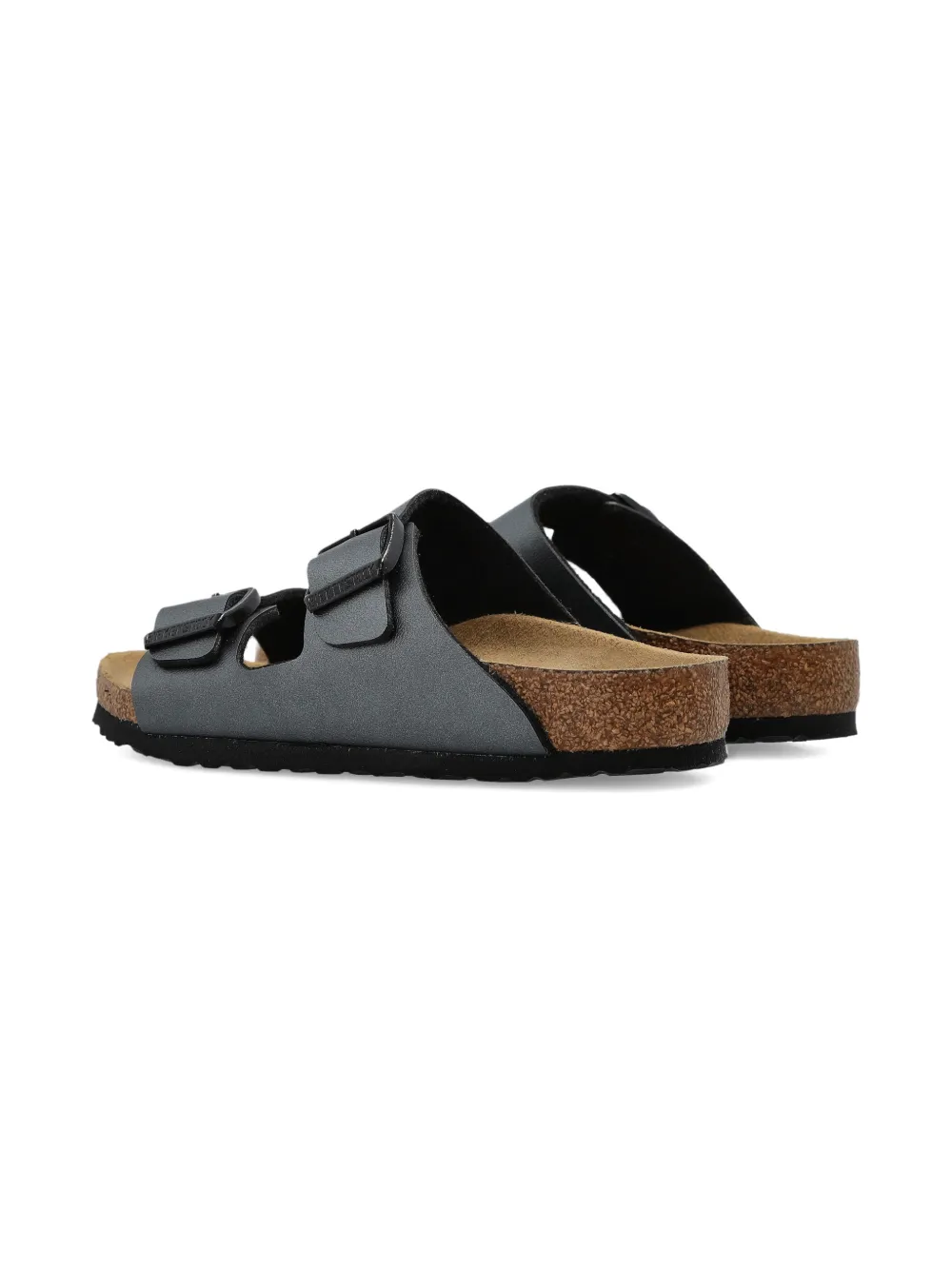 Birkenstock Kids Arizona buckle-strap sandals Grijs