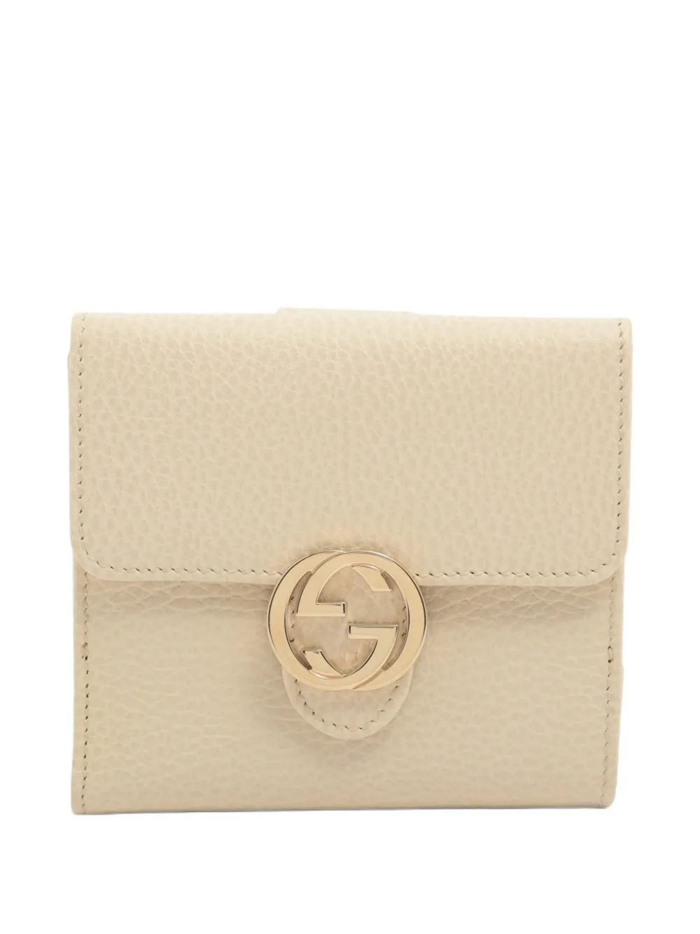 Gucci Pre-Owned 2010s interlocking G leather wallet - Toni neutri