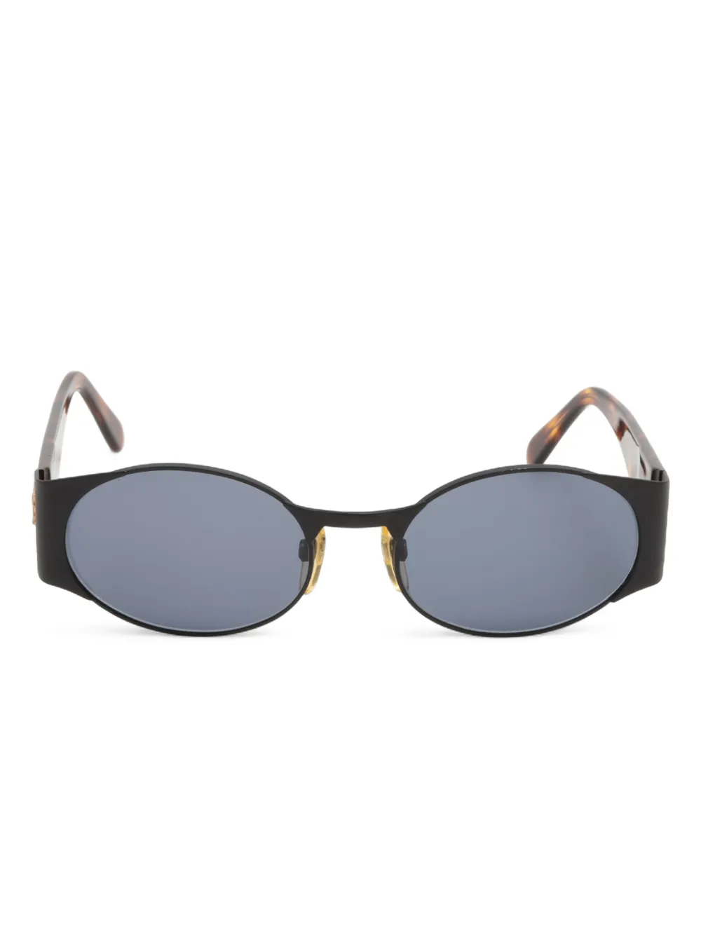 CHANEL Pre-Owned 1990-2010s CC mark sunglasses - Nero