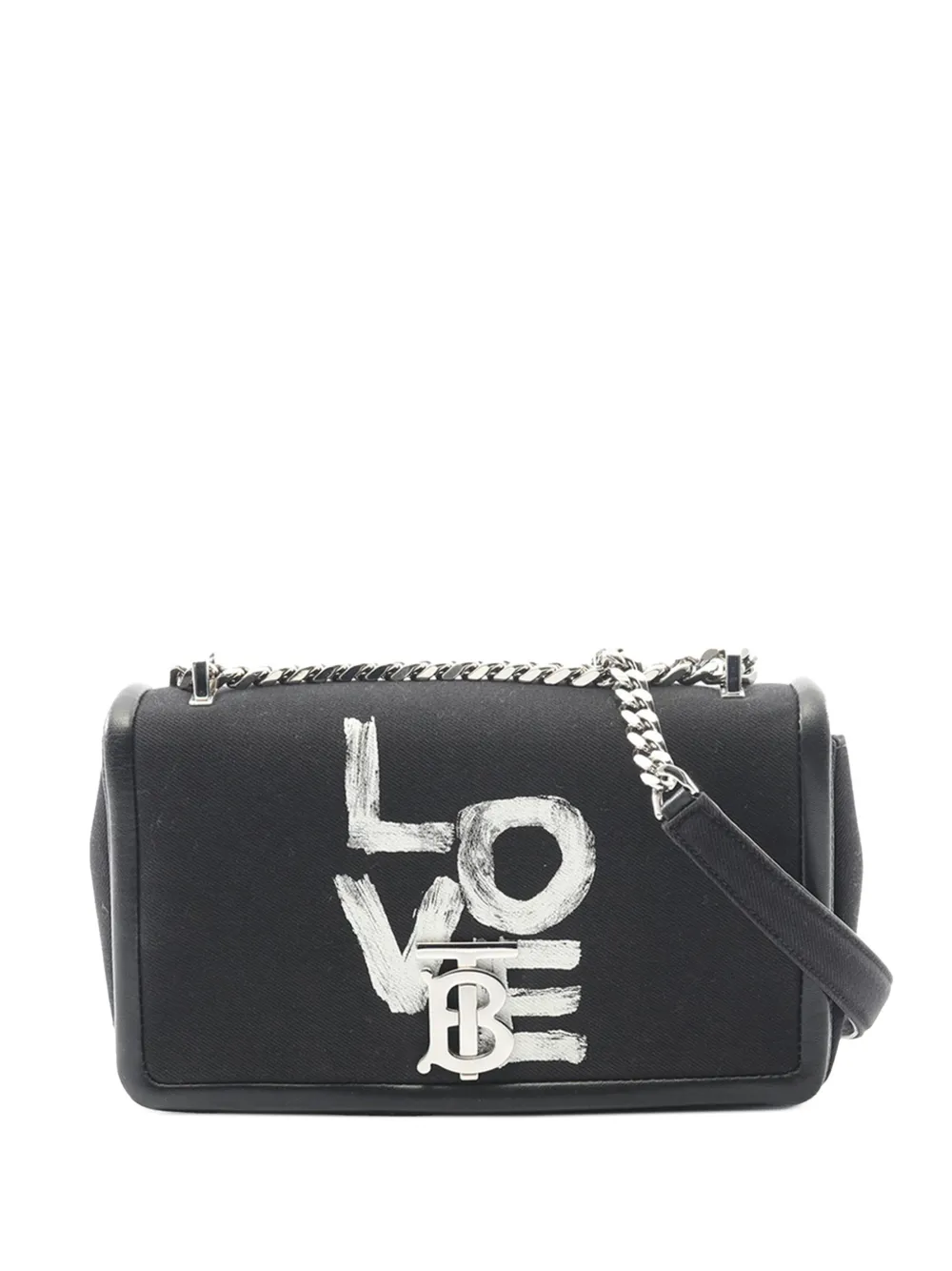 Burberry Pre-Owned 2018-2023 Small Printed Canvas Lola crossbody bag - Nero