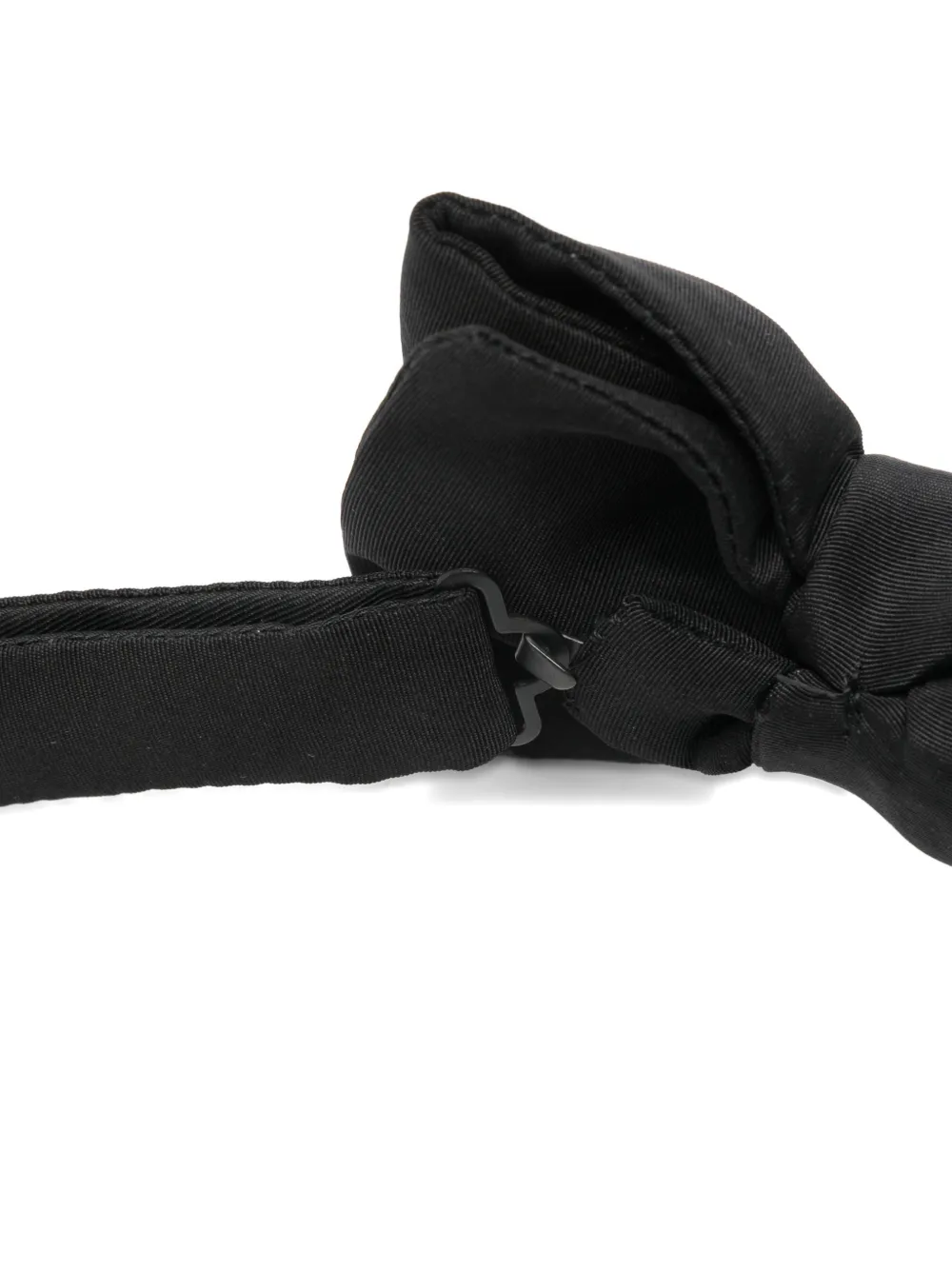 TOM FORD ruched bow tie - Zwart
