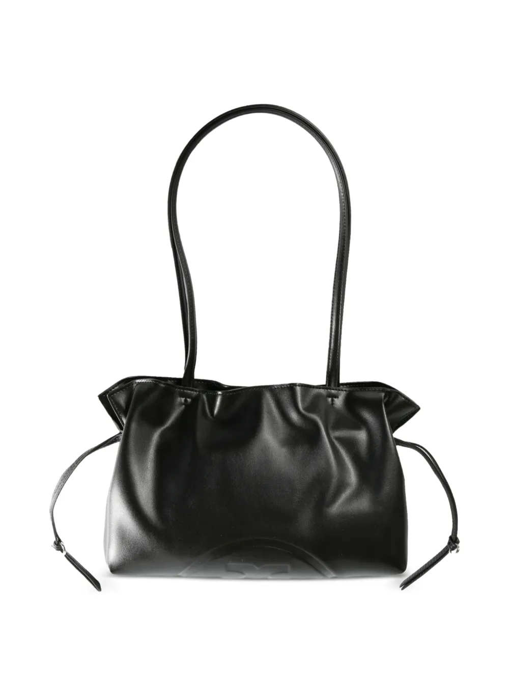 Tory Burch Shopper met trekkoord-reliëf Zwart