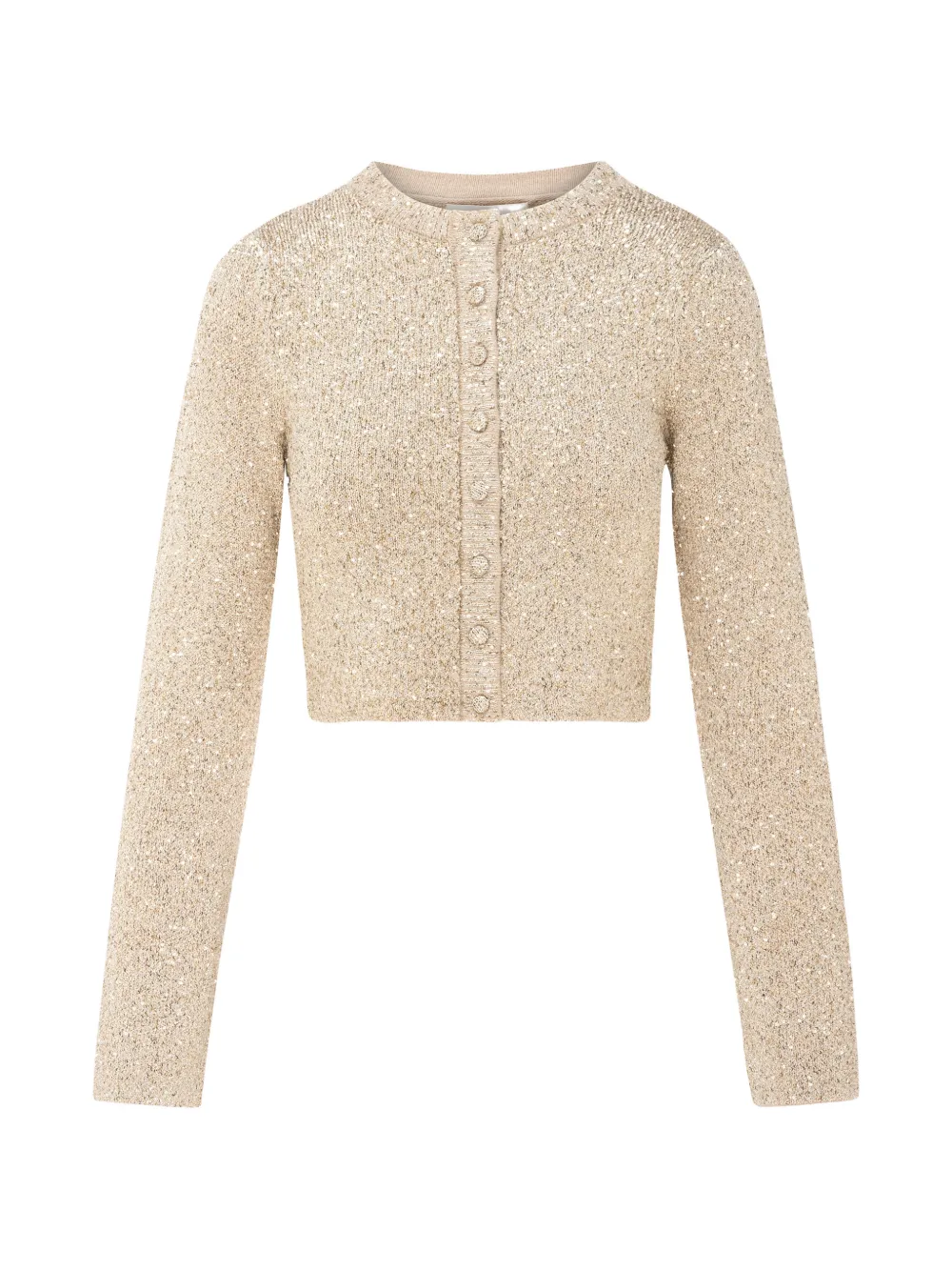 LoveShackFancy Ferra buttoned cropped cardigan - Nude