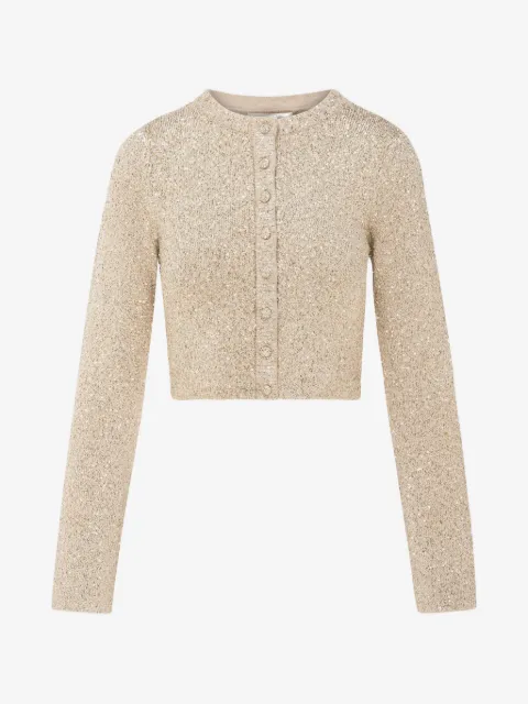 LoveShackFancy Ferra buttoned cropped cardigan