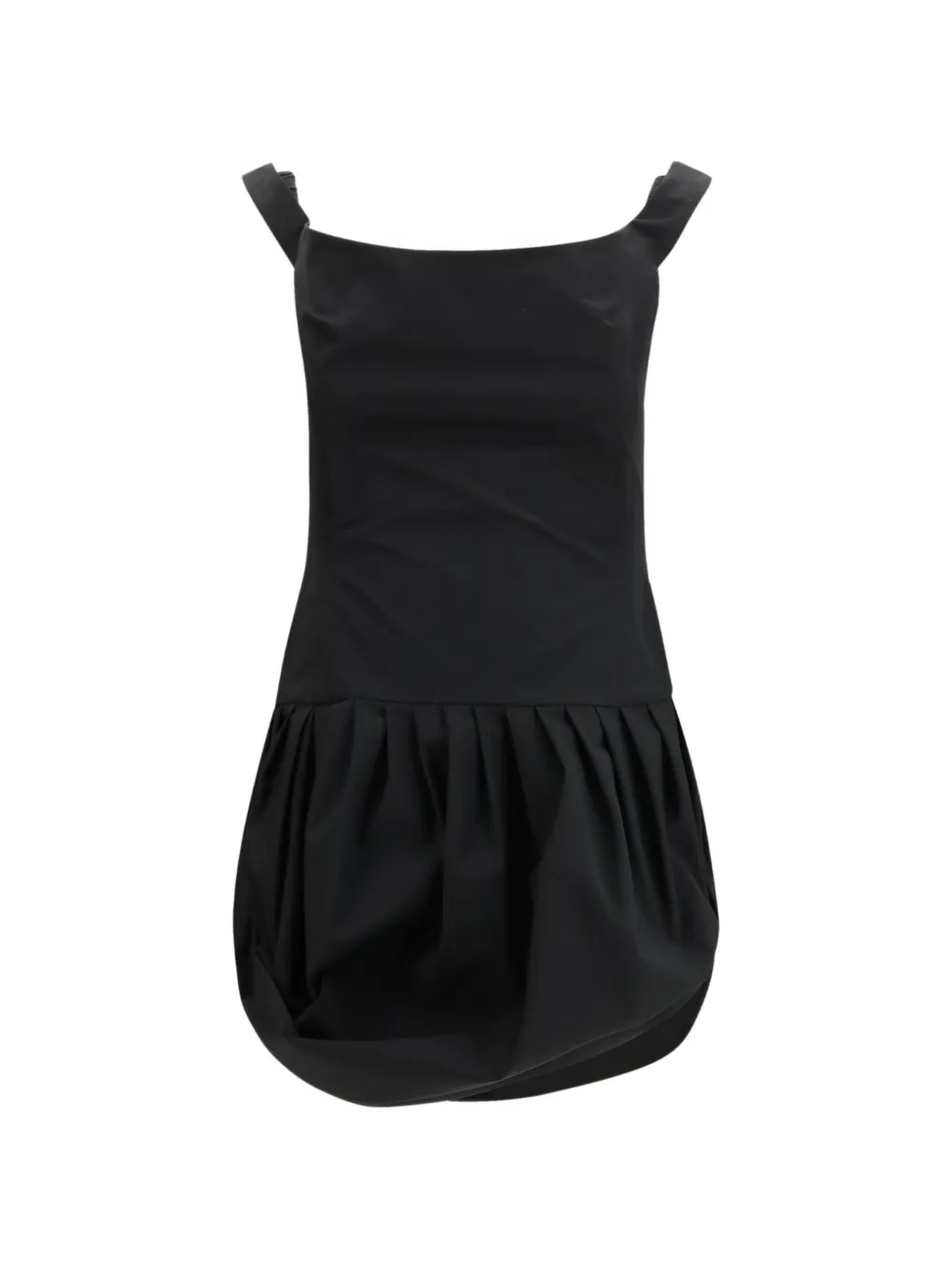 Magda Butrym pleated sleeveless dress - Nero