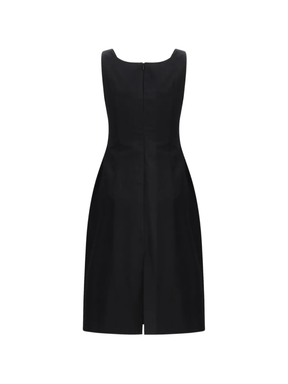 Magda Butrym flower-appliqué dress - Nero