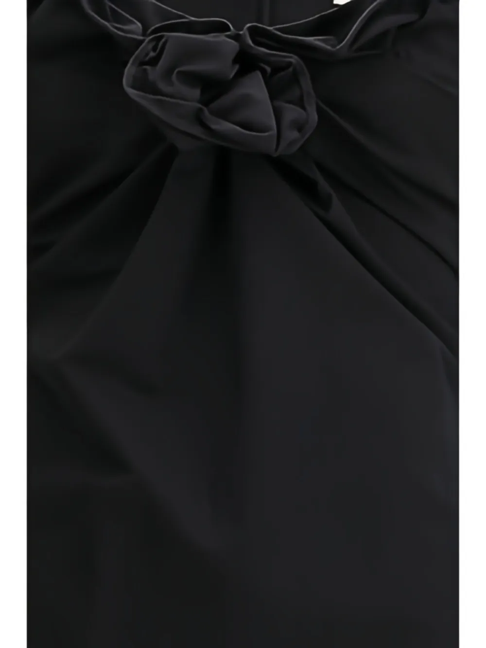 Magda Butrym flower-appliqu&eacute; dress - Zwart