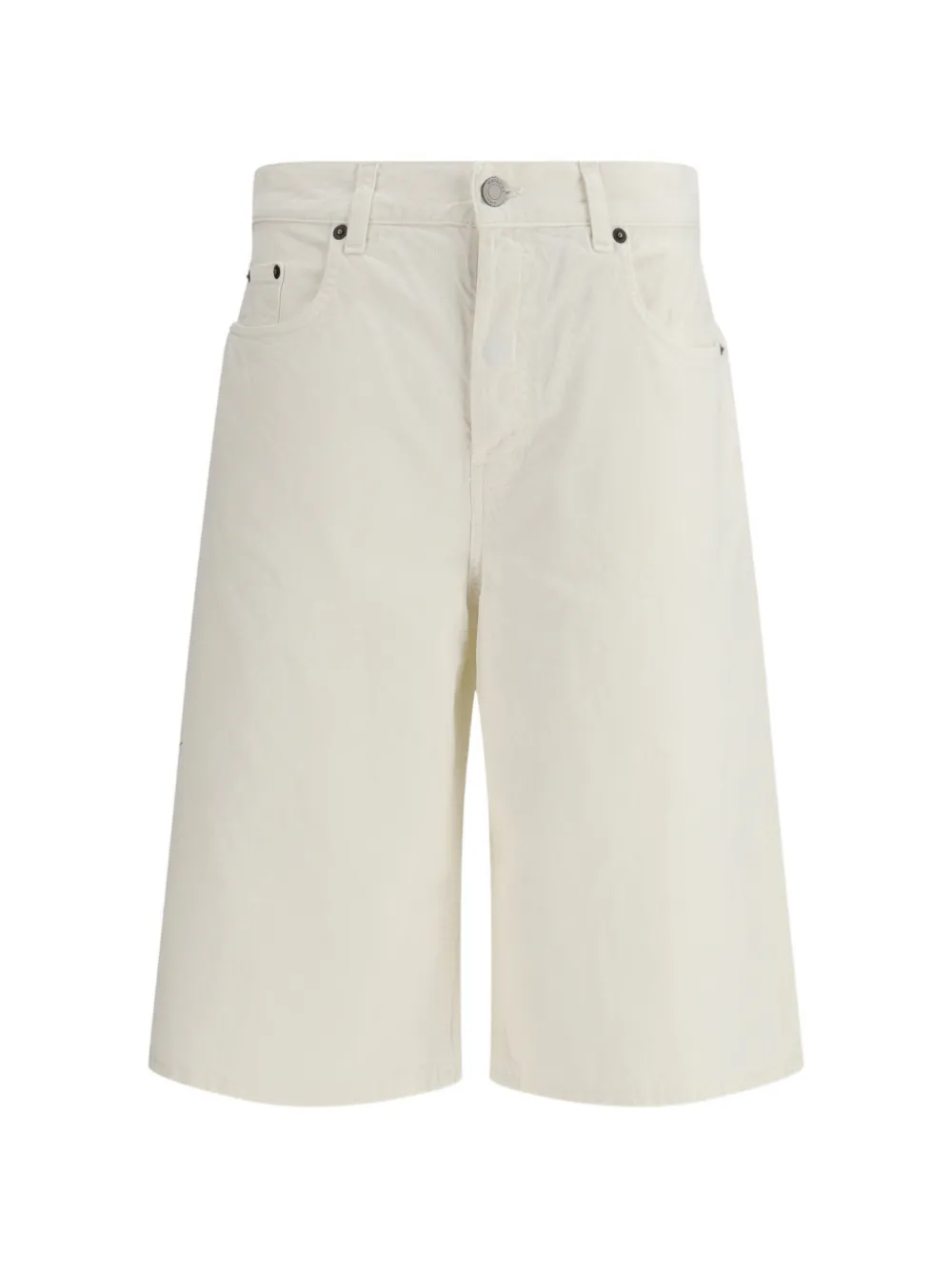 Haikure Becky Twill 45 five-pockets shorts - Bianco