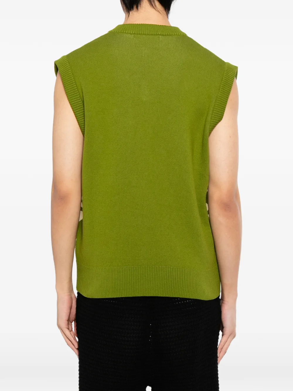 Graphic V-Neck Vest